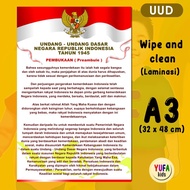 148 poster undang - undang dasar 1945 - poster UUD 1945 - Poster Edukasi Anak - Poster belajar anak 