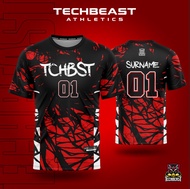 Carnage T-shirt Full Sublimation Jersey Techbeast ( CUSTOM NAME + NUMBER )