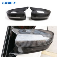 Dry Carbon Fiber Material Mirror Cover for BMW 5 8 Series F90 M5 F91 F92 M8 2018 UP Add on style