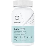 VITRUVIN NMN Ultra-Absorbable Vegan Gluten-Free lié 55 el.elasticsearch-Free 3 Capsules Bottle Non N