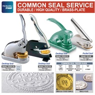 Common Seal Customized Design Desktop Seal & Pocket Seal[Gold Label][OFFICE USED]