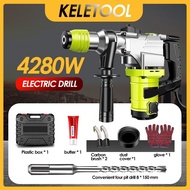 6500w Multifunctional Electric Hammer Impact Rotary Hacker Drill Practical Electric Concrete Electri