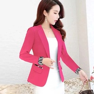 factory 2022 New Blazer Suit Women Korean Slim Fashion Suit Blazer Patchwork Short Single Button Lad