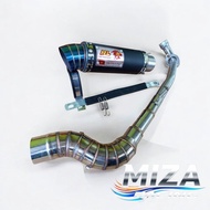Exhaust RL Redleo Short Legend SLR110 SLR115Fi EX5 WAVE100 WAVE125 Dash110