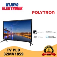 polytron led smart tv pld 32mv1859 32 inch easy smart digital garansi - 32cv