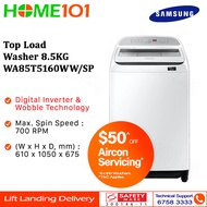 (PRE-ORDER) Samsung Top Load Washing Machine 8.5KG WA85T5160WW/SP