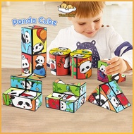 Wonderbaby Cute Panda Magic Cube 3D Infinite Cube Rubik Intelligent Folding Puzzle Cube Rubik Cube P