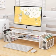 Convenient 2-tier computer desk shelf M322