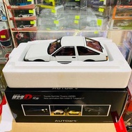 Autoart 1:18 Die-cast Model Car Toyota AE-86 Sprinter Trueno New Animation Film Initial D Legend 1 V