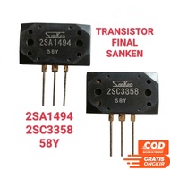 A Pair of Sanken 2SA1494 & 2SC3358 A1494 C3358 Transistors - Power Amplifier Transistors