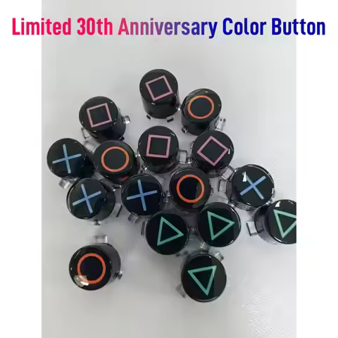 Limited 30th Anniversary Color Button for PS5 Controller Shell Cover Playstation 5 Case Replacement 