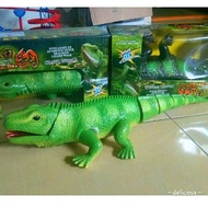 Iguana Lizard Children's Toy Can Walk and Make Sounds.. Iguana Children's Toy