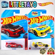 MERAH Hot Wheels 24/Seven Yellow Red Diecast Sports Car