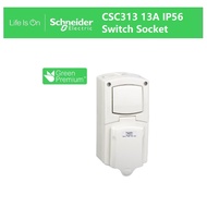 Schneider CSC313 13A IP56 Weatherproof Switch Socket