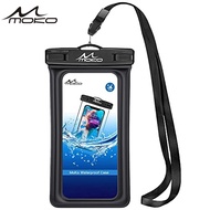 MoKo Floating Waterproof Phone Pouch Holder, Floatable Phone Case Dry Bag with Lanyard Armband Compatible with iPhone 14 13 12 11 Pro Max X/Xr/Xs Max,8/7/SE 3,Samsung S21/S10/S9/S8
