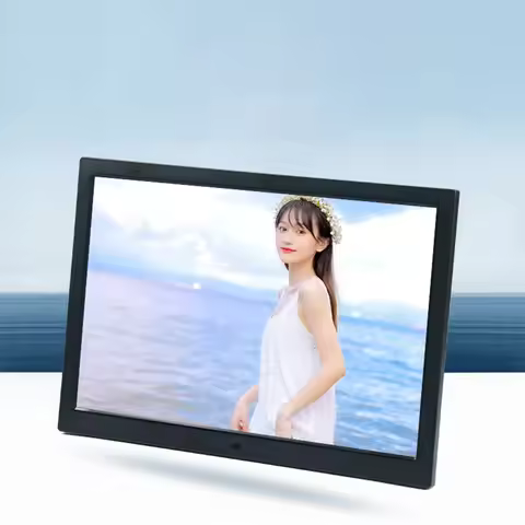 15.6-inch 2K Digital photo frame resolution 1920 * 1080, Music, Video, Calendar, and image gift Digi