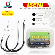 GENZO ISENI 1008 Fishing Hooks, 100 Pieces