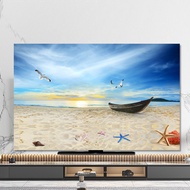 TV Cover TV Dust Cover Universal 32 Inch 43 Inch 55 Inch 50 Inch 65 Inch Modern Indoor Screen Anti-Scratch Protection Art TV Home Cover Household Furniture Covers