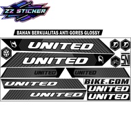 UNITED BMX BIKE STRIPING STICKER