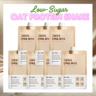 GROWIT Protein Shake Crunchy Choco / Oat , Low Sugar, 25g Protein, 7 Sachets | Meal Replacement Prot