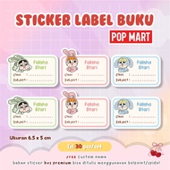 Cry Baby Power Puff Girls Pop Mart Book Name Label Sticker Cry Baby Sticker Cry Baby