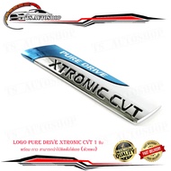 โลโก้ โลโก้ติดรถ logo pure drive xtronic cvt จำนวน 1 ชิ้น พร้อม กาว สามารถนำไปติดตั้งได้เลย (ตัวแพง