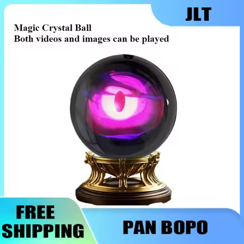 PAN BOPO Electronic Support Ball Video Playback Ball 3D Crystal Ball Customized Playback Screen Elec