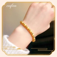 emas bangkok original cop 916 Bracelet for Women Korean Style Fashion Gold Jewellery Gelang Tangan Perempuan viral murah Emas Korea Rantai Tangan 916 Bangles