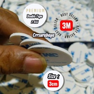 3cm Double 3m 9448A 2-Sided Thick Round Foam Tape – Premium Strong Adhesive