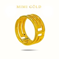 Cincin HardGold BR Emas 916 D9 JULY