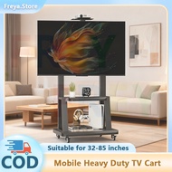 Movable TV Stand Heavy Duty For 32-85 Inch LCD Adjustable TV Floor Stand With Wheels Pendakap TV