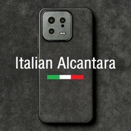 Premium Alcantara Suede Leather Phone Case for Xiaomi 14 Pro Mi13 Pro Mi 12s Ultra 12 Mi11 Pro All-inclusive Back Cover