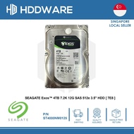 SEAGATE Exos™ 4TB 7.2K 12G SAS 512e 3.5" HDD [ 7E8 ] // ST4000NM0125 // 1YZ207-001