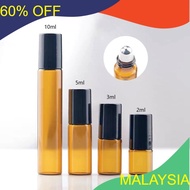MALAYSIA..... 1ml 2ml 3ml 5ml 10ml Amber Glass Roll on Bottle Essential Oil Vials Brown roller glass