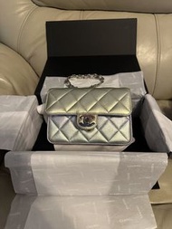 Chanel 幻彩漸變色 鏈條銀包 超靚！真貨！