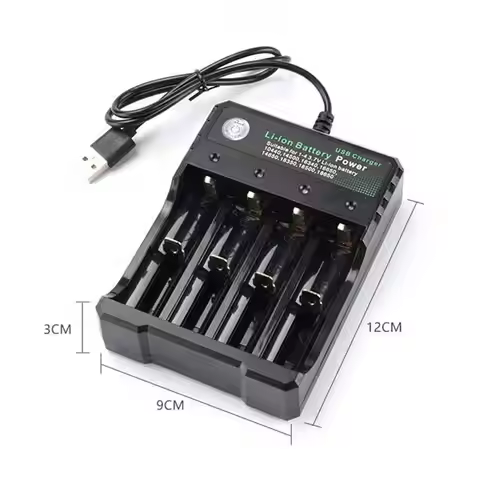 18650 Battery Charger 1 2 4 Slots AC 110V 220V For 18650 10440 14500 16340 16650 14650 3.7V Recharge