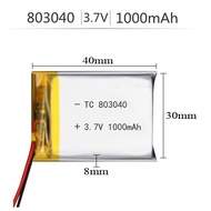 PIN LIPO POLYMER 3.7V 1000mAh 803040 (CÓ MẠCH BẢO VỆ) DÙNG CHO CÁC THIẾT BỊ ĐIỆN TỬ