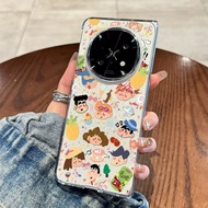 Cute Crayon Shin-chan transparent protective case For OPPO Find N5 Cover oppo n5 Case