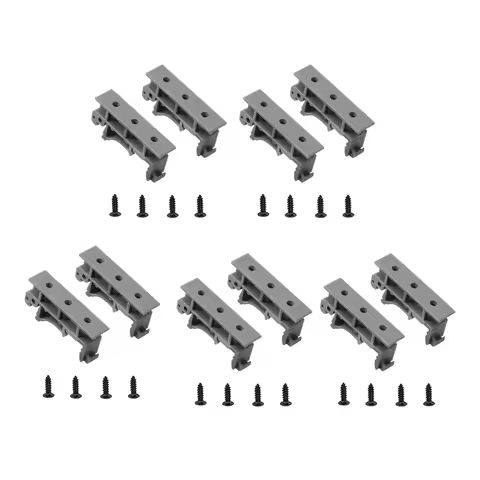 Versatile PCB Mounting Bracket 5 Sets Carrier Clips Panel Circuit Board Bracket Din Rail Mounting Mo