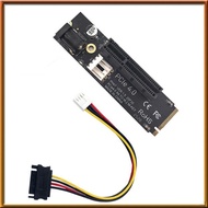 [chasoedivine.] NGFF to PCI-E X4 Slot Convert Adapter M2 Port to PCIE Expansion Card Compatible with