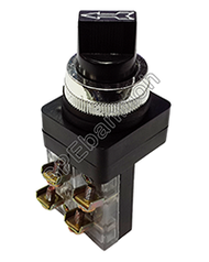 สวิทช์บิด (Selector Switch) PB2511-3 สวิทช์บิด ลูกศร ∅25mm ON-OFF-ON AC 220V