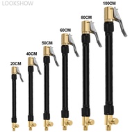 LOOKSHOW Car Tire Air Inflator Hose Inflatable Tube Locking Air Chuck Connection Quick Inflation Chu
