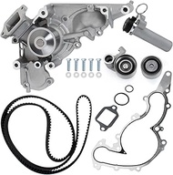 MITEZONE Timing Belt Kit with Water Pump Compatible with Toyota Tundra Sequoia Land Cruiser 4Runner 