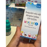 Combo Myatro 0,025 - 0,05 genuine nearsightedness control imported from India