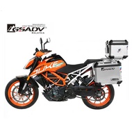 GSADV KTM Duke 250 Duke 390 2018-2021 Motorcycle Top Box Aluminium &amp; Side Box Aluminium With Pannier Rack