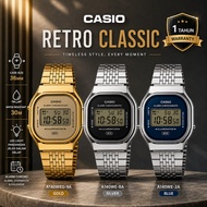 [Official Warranty] Casio Unisex Watch A140WE-2A A140WE-8A A140WEG-9A Stainless Steel 36mm Water Res