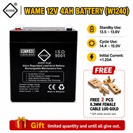 WAME 12V 4AH SLA BATTERY (W1240)