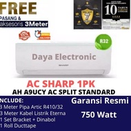 AC SPLIT 1 PK SHARP AU A9UCY TERMASUK PASANG BOGOR