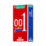 岡本（OKAMOTO）超薄 001 超潤滑保險套 6 片 * 4 盒 0.01mm 成人計生用品