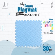 U.me Jointed Floor Mat for Babies Puzzle Mat Play Mat Anti Fall Thick Foam Mat Bedroom Floor Anti-Sl